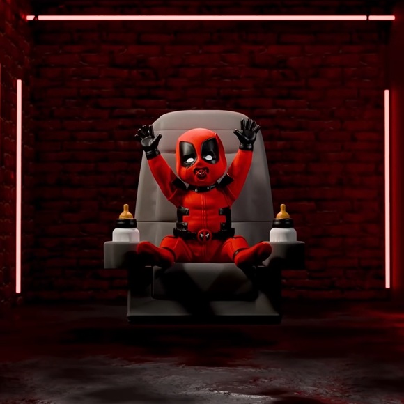 New & Sealed Baby Deadpool Popcorn Bucket Drink Combo Regal Exclusive SHIPS NOW - Picture 2 of 2